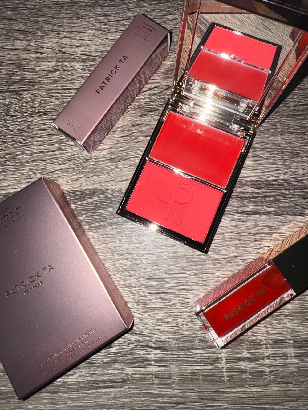 PATRICK TA BLUSH DUO+LIP GLOSS 💉